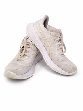 ASICS Gel Cumulus 26 Running Sneakers Size 8 White Pale Mint Athletic As Is